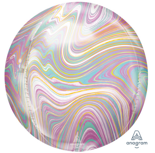 16" Orbz Marblez Pastel