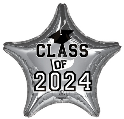 19" Class Of 2024 Star Foils