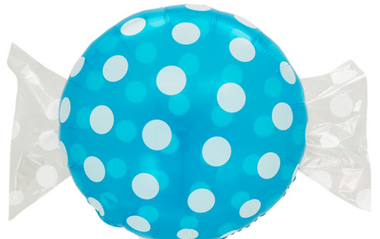 20" Blue Candy Dots