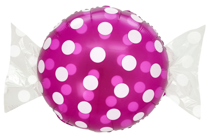 20" Pink Candy Dots