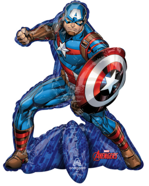 26" Airloonz Jr. Captain America