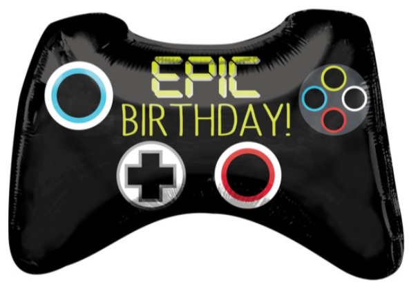 28" Game Controller Epic Birthday