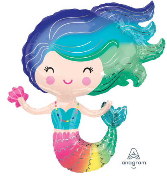 30" Mermaid Colorful