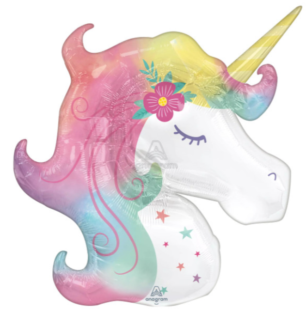 33" Unicorn Enchanted Head