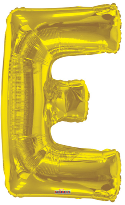 34" Gold Letter Balloons