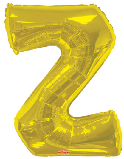 34" Gold Letter Balloons