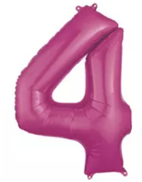 34" Pink Letter Balloons