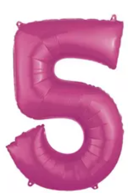 34" Pink Letter Balloons