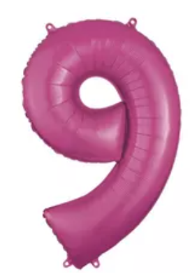 34" Pink Letter Balloons