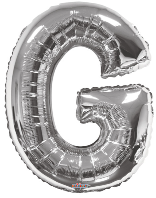 34" Silver Letter Balloons