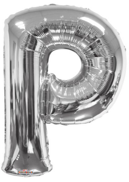 34" Silver Letter Balloons