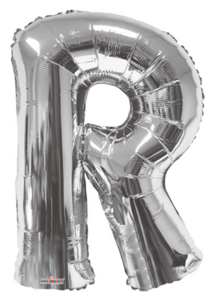 34" Silver Letter Balloons