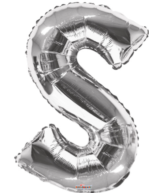 34" Silver Letter Balloons