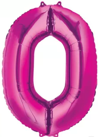 34" Pink Letter Balloons