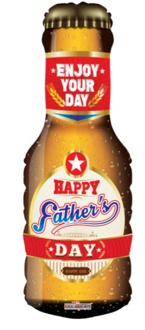 36" Fathers Day Beer Bottle