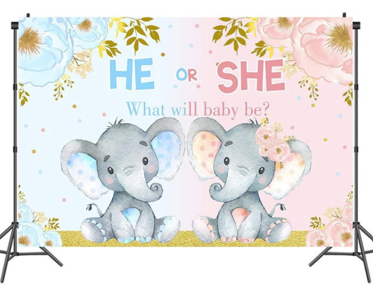 Elephant 5x7 Backdrop