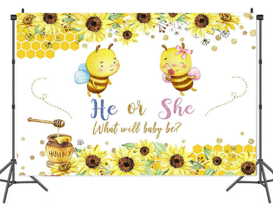 What Will it Bee 5x7 Backdrop