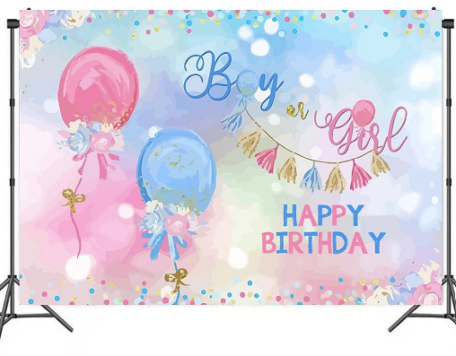 Happy Birthday 5x7 Backdrop