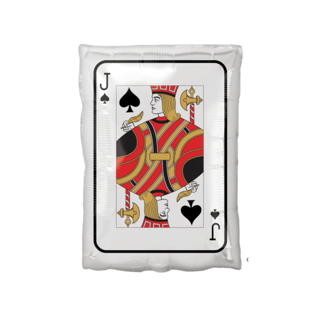 17" Playing Card Jack Of Spades & Queen Of Diamonds