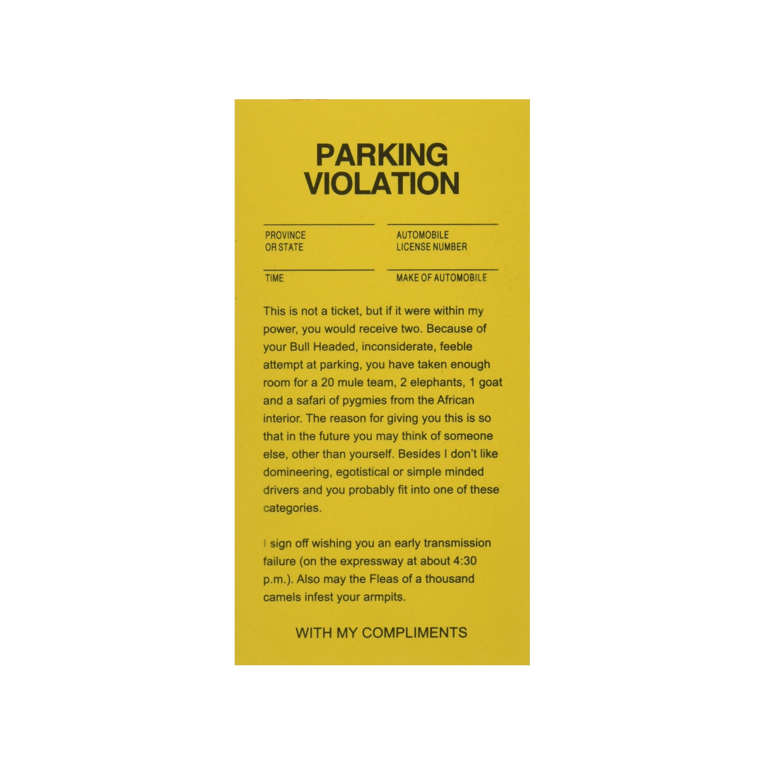 Parking Tickets