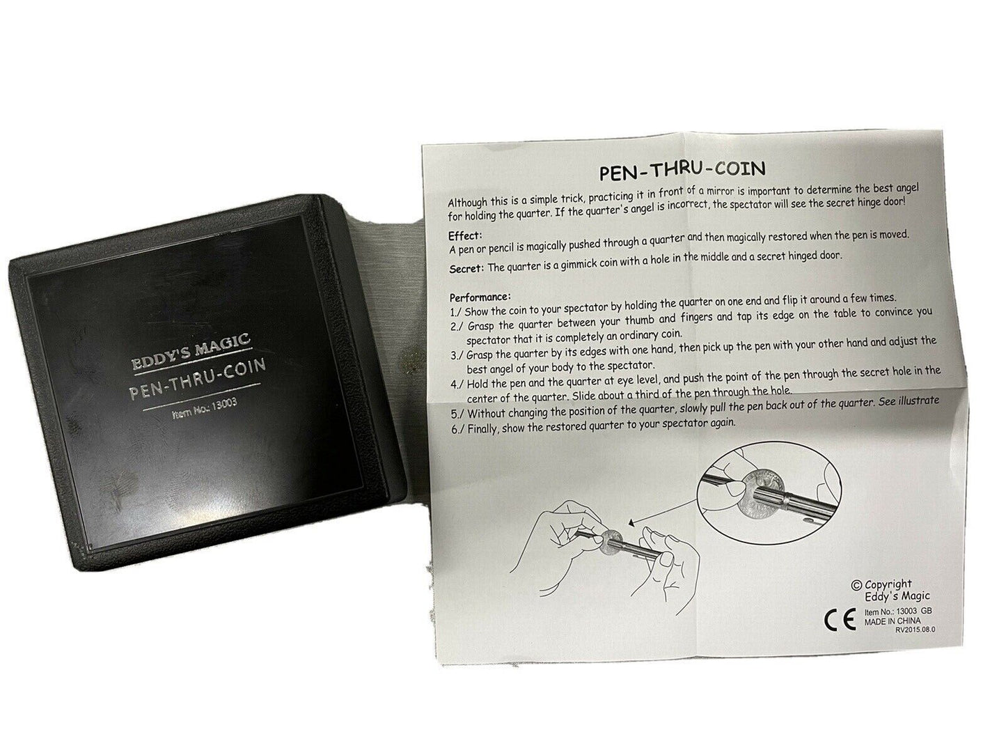 Pen-Thru-Coin