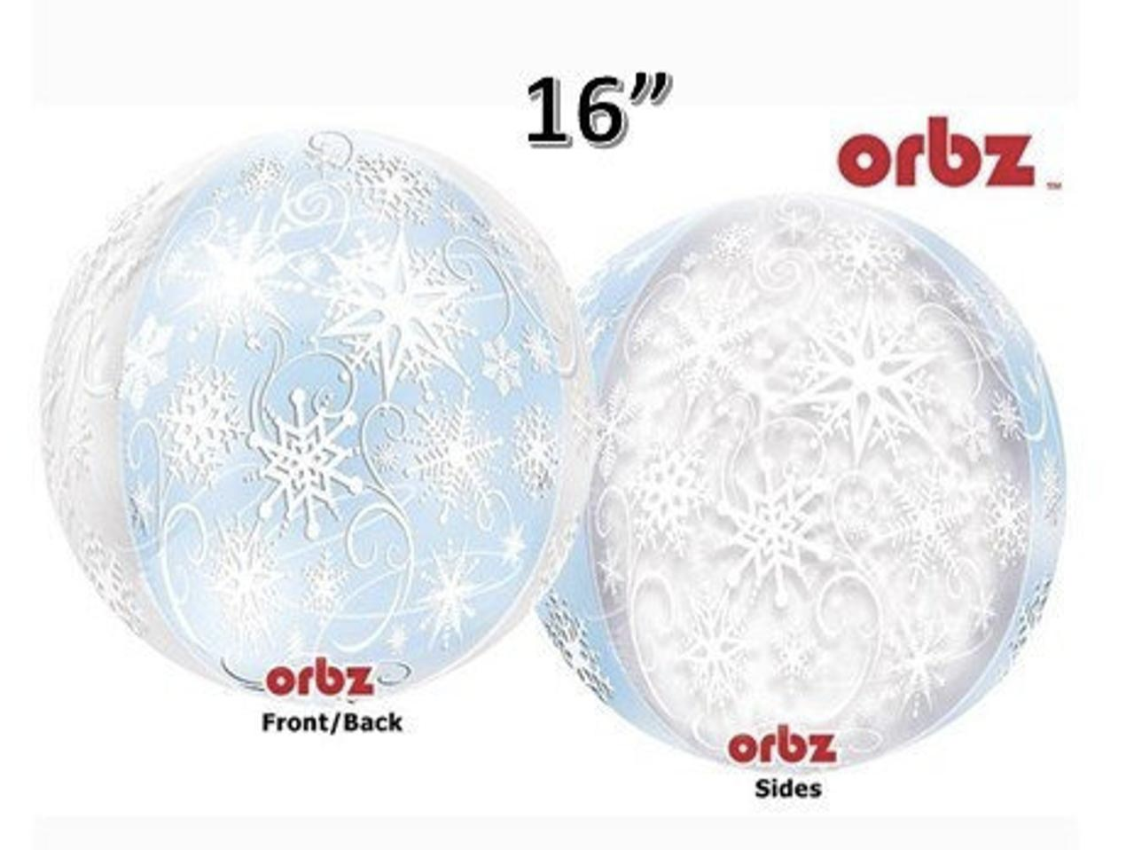 See Thru Snowflake Balloon