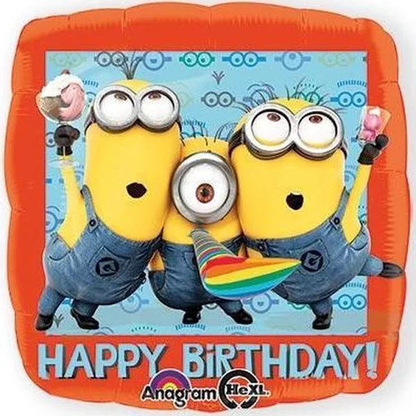 Despicable Me Happy Birthday Balloon