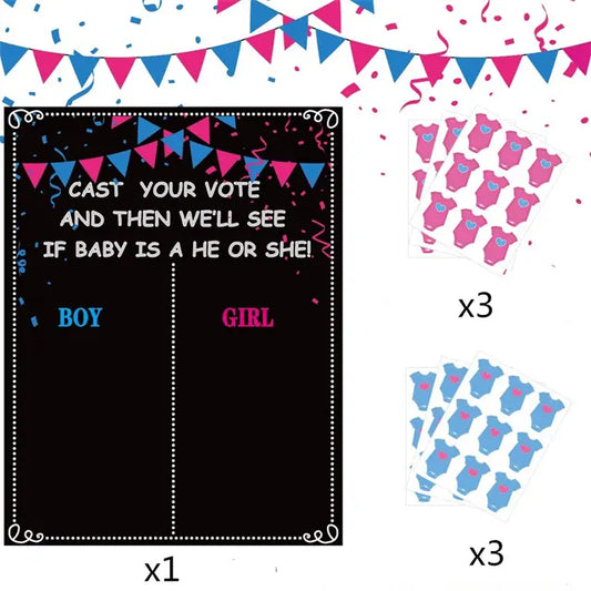 Gender Reveal Cast Your Vote Board